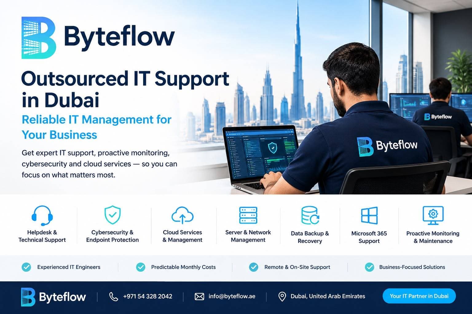 Outsourced IT Support Dubai | Managed IT Services